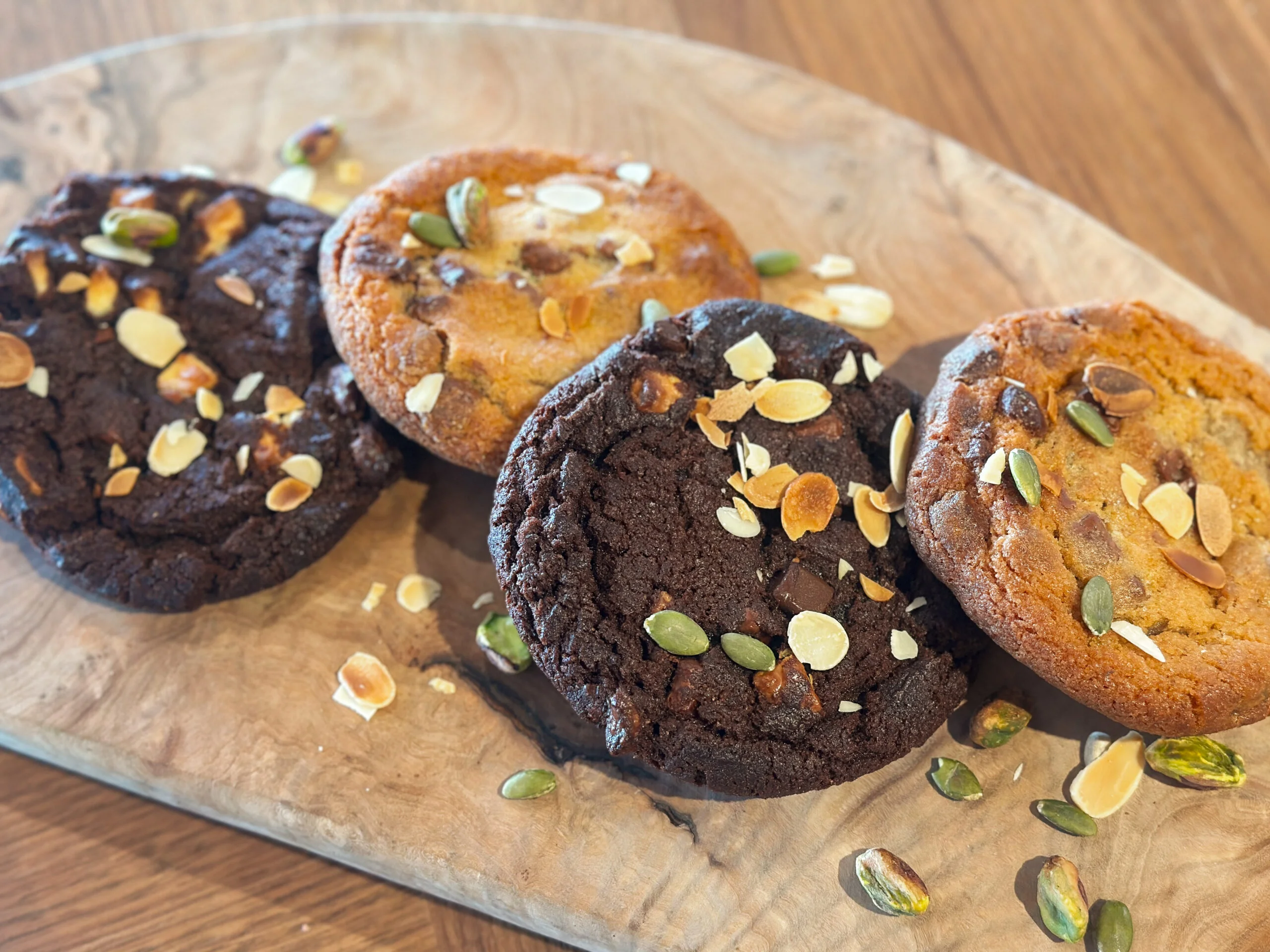 Freshly baked cookies